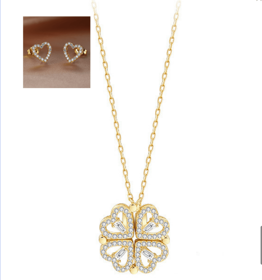 ✨ LuckyGlow™ 4-Leaf Clover Necklace
