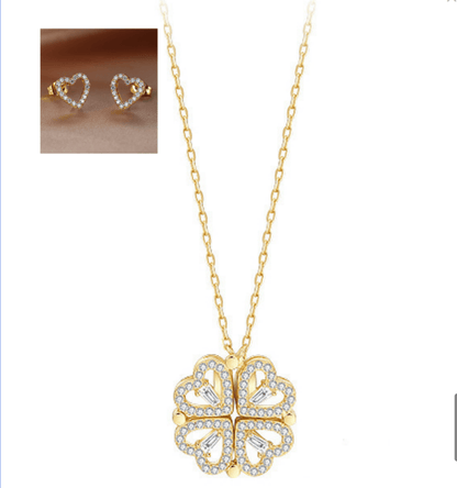 ✨ LuckyGlow™ 4-Leaf Clover Necklace
