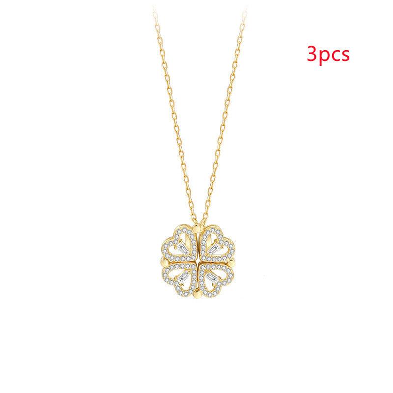 ✨ LuckyGlow™ 4-Leaf Clover Necklace