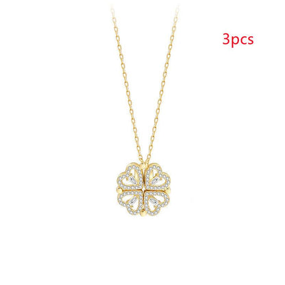 ✨ LuckyGlow™ 4-Leaf Clover Necklace