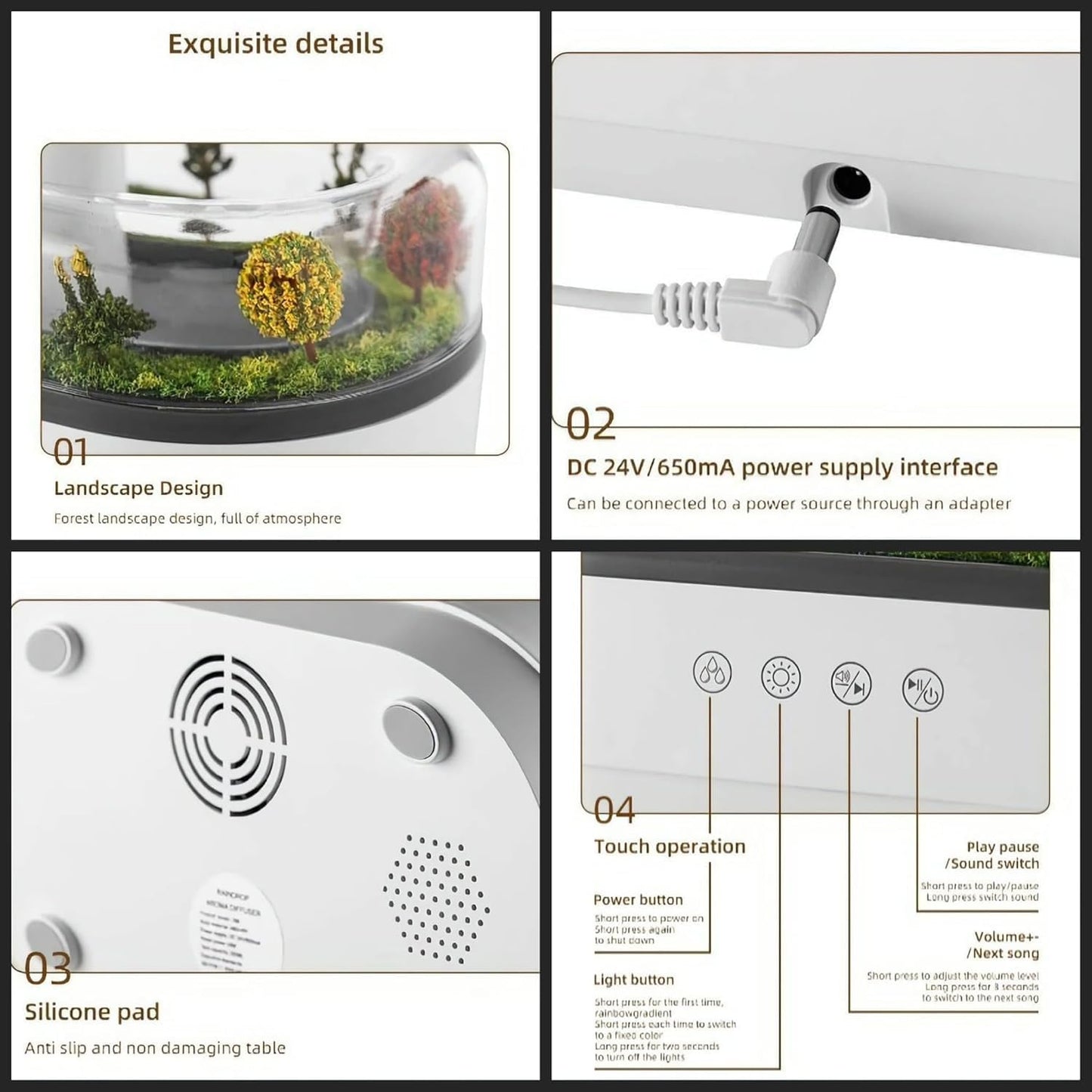 RainGlow Oasis™ Humidifier