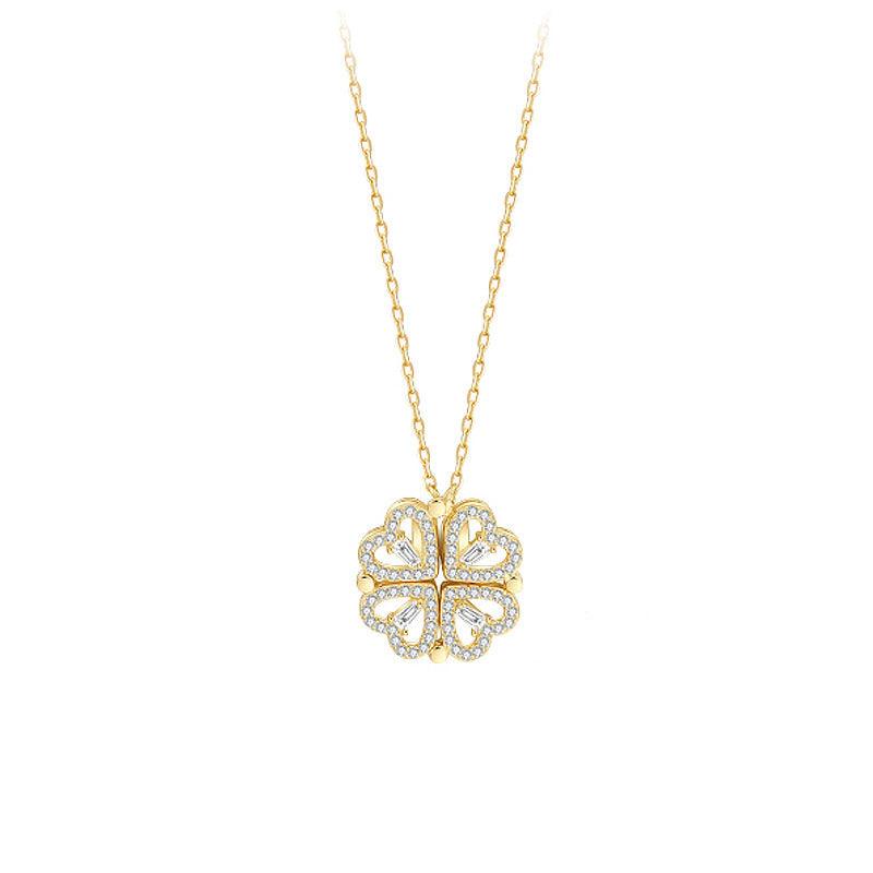 ✨ LuckyGlow™ 4-Leaf Clover Necklace