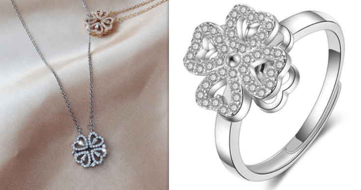 ✨ LuckyGlow™ 4-Leaf Clover Necklace