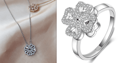 ✨ LuckyGlow™ 4-Leaf Clover Necklace