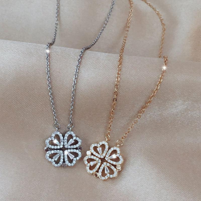✨ LuckyGlow™ 4-Leaf Clover Necklace