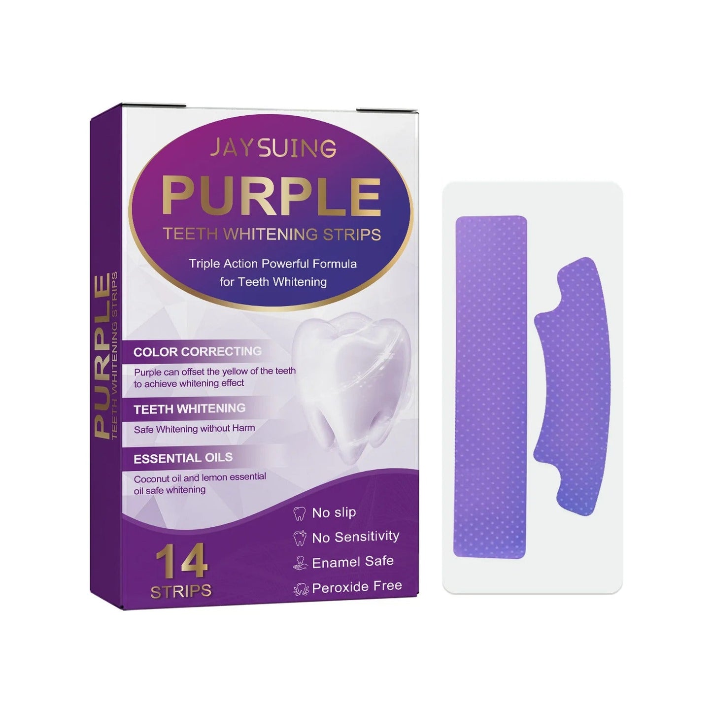 Whitening Strips by PURPLE™ + FREE Mineral Powder